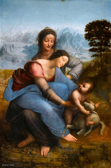 Leonardo: Saint Anne Louvre Paris