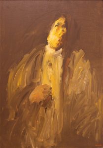Ibrahim Shahda - Autoportrait main sur la poitrine