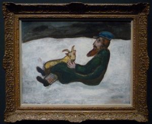 Marc Chagall - Le vieillard et le chevreau