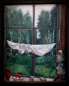 Marc Chagall - Vue de la fenêtre à Zaolchie