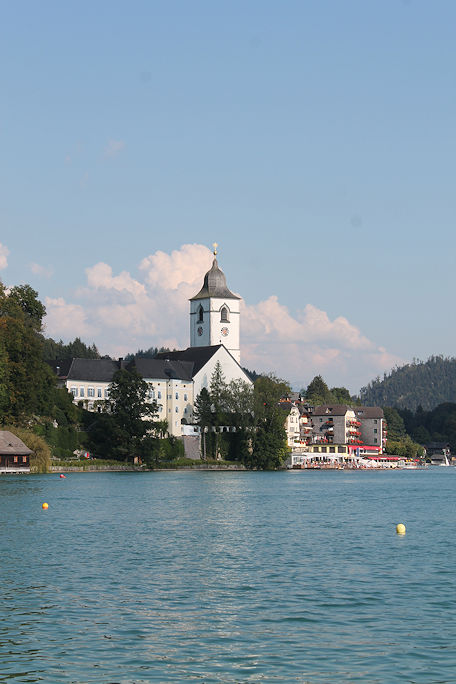 View with the Lake & Church