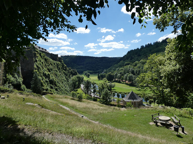 Castle with river Semois
