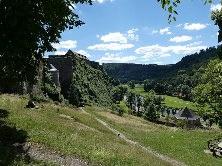 Castle with river Semois