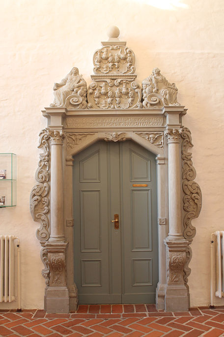 Cathedral, decorated door