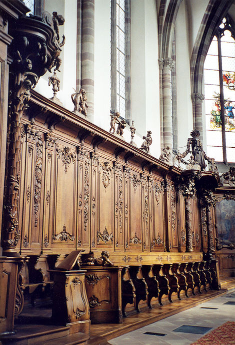St-Étienne Abbey Church stalls