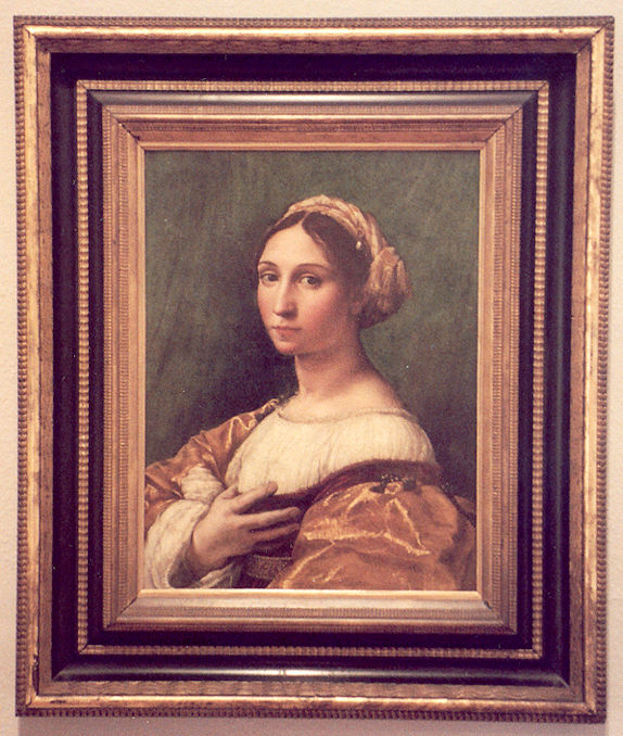 Woman portrait by Raphael