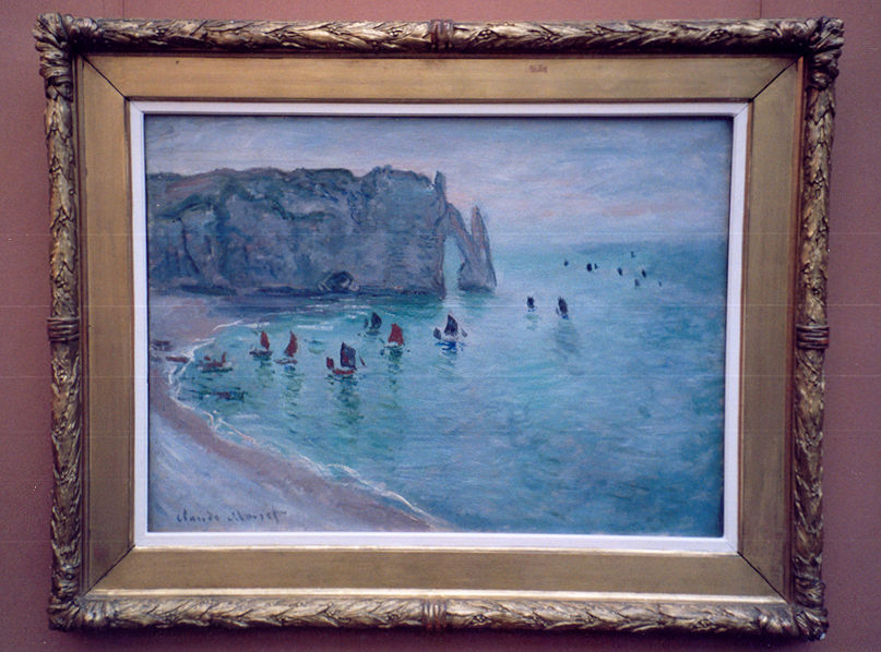 Claude Monet painting