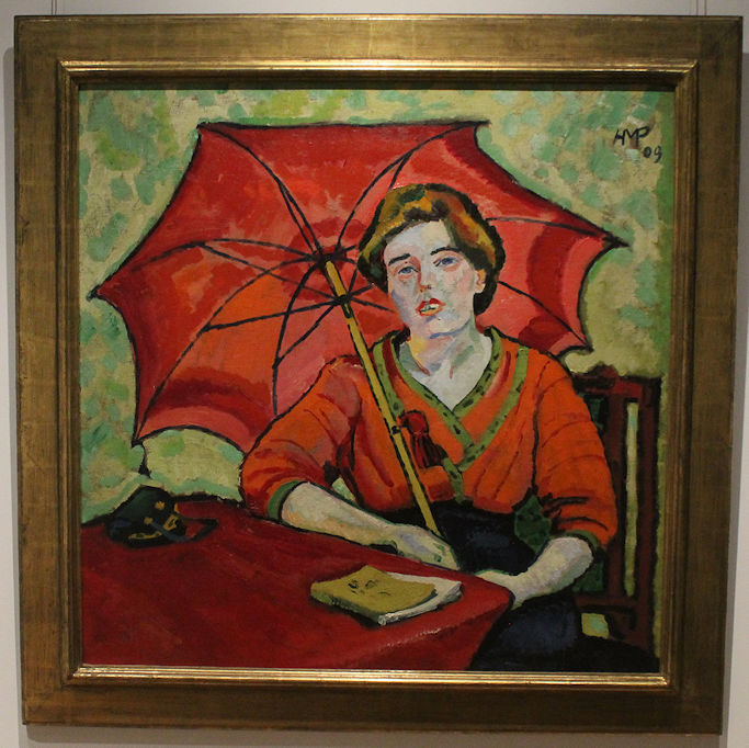 A painting by Max Pechstein