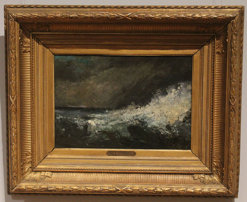 A painting by Gustave Courbet