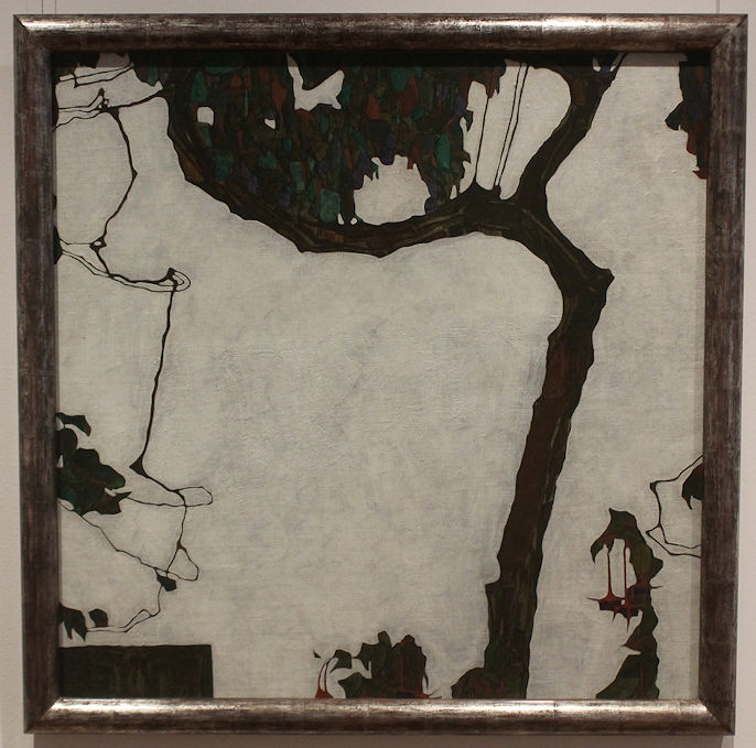 A painting by Egon Schiele