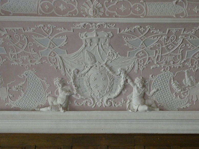 Abbey, refectory ceiling detail