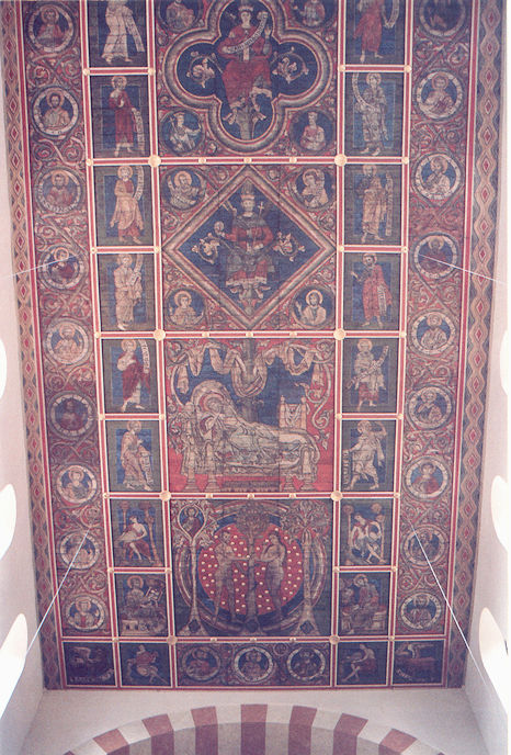 Kirche St. Michael painted ceiling