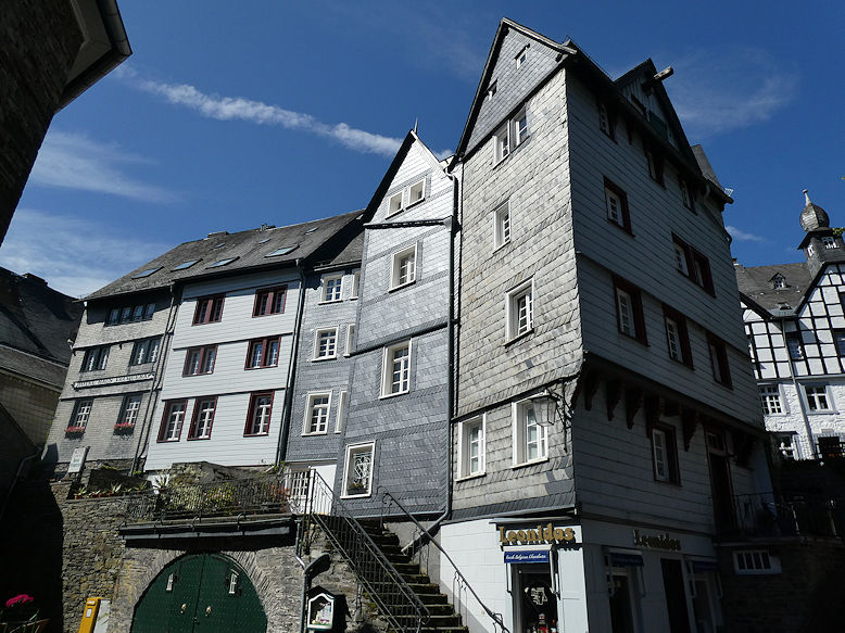 Typical houses on Laufenstraße