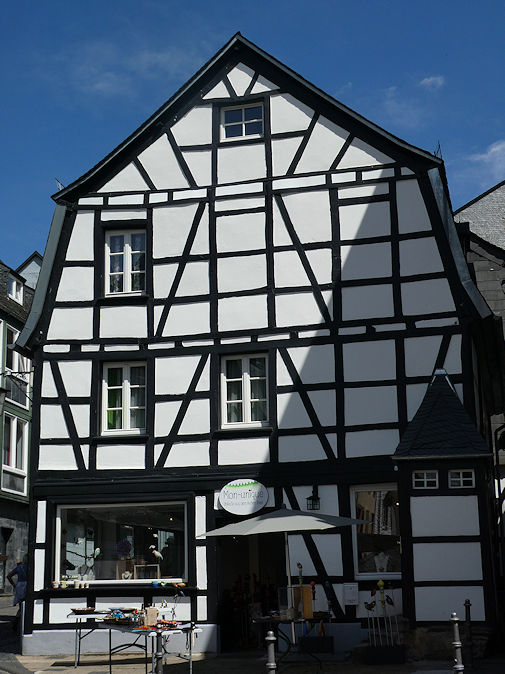 Half-timbered house on Laufenstraße
