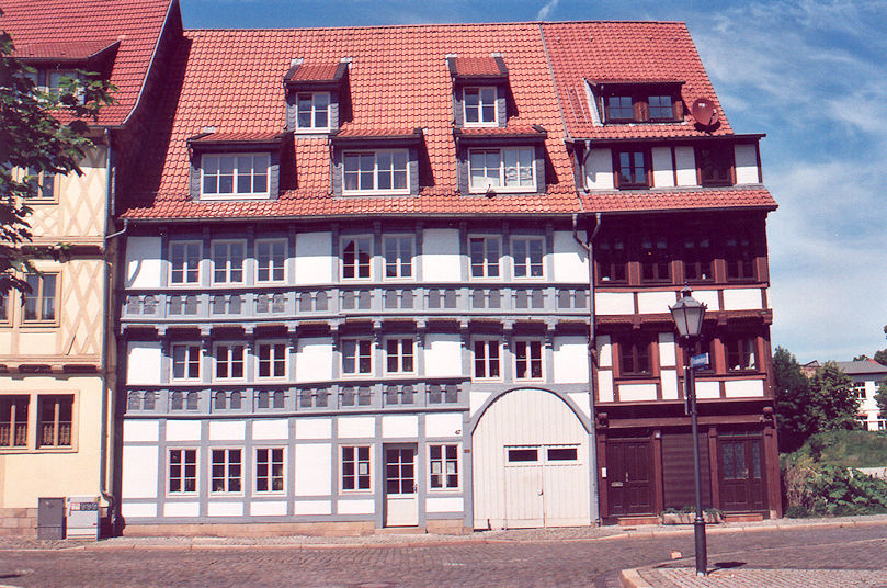 Half-timbered houses on Bakenstraße