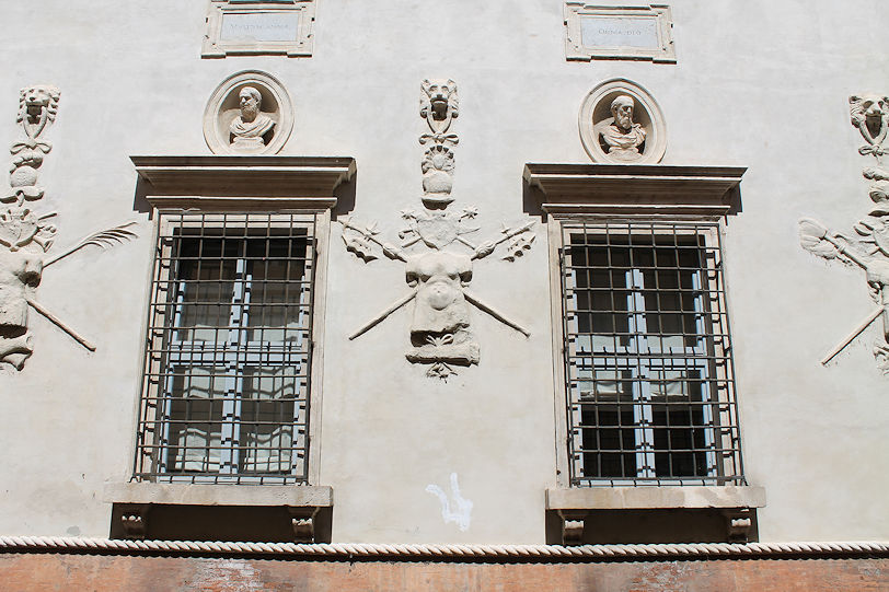 Palazzo Bevilacqua-Costabili façade elements