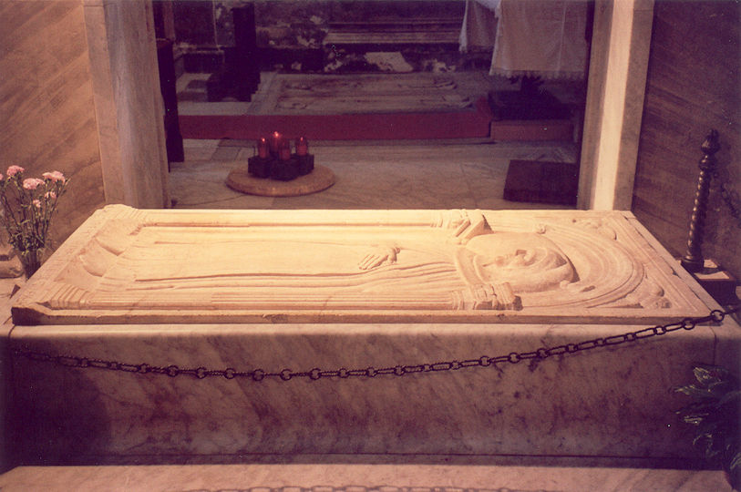 Beato Angelico's tomb in Basilica di Santa Maria sopra Minerva