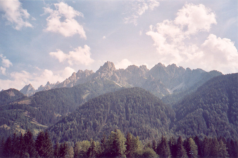 View on the Dolomites