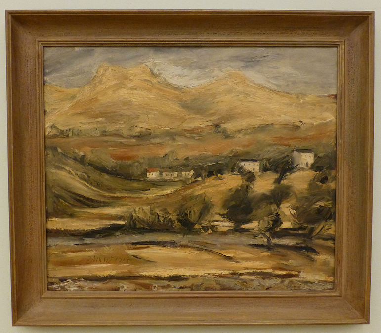 Zoran Mušič painting