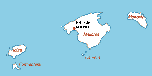 Baleares Map