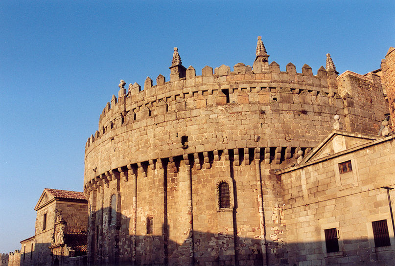 Cathedral apse & town walls