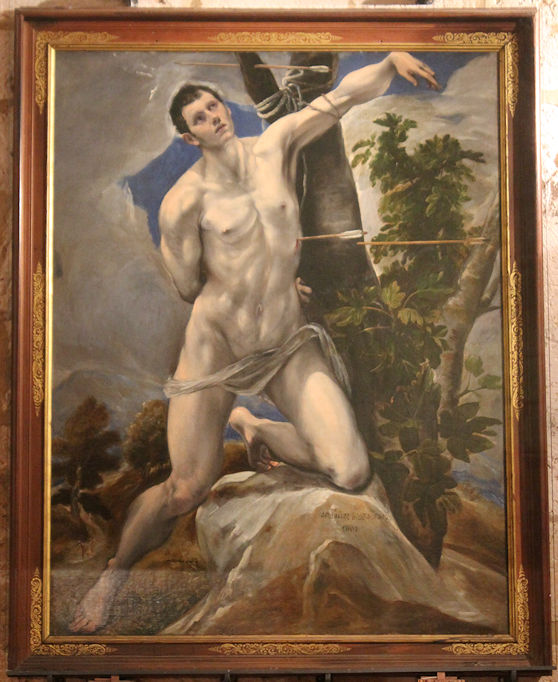 El Greco San Sebastián painting