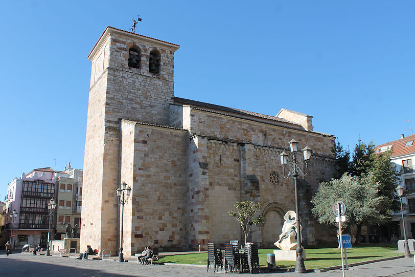 Plaza Mayor with Iglesia de San Juan Bautista