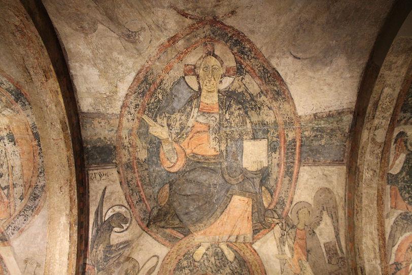 Sant Vicenç de Cardona fresco