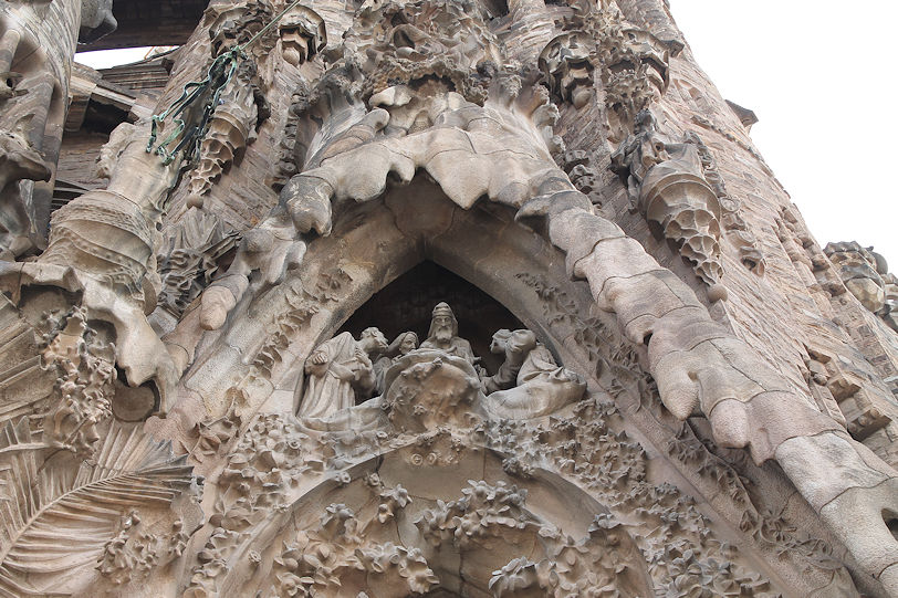 La Sagrada Família Nativity façade