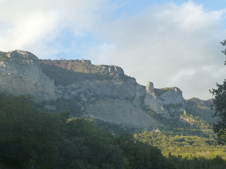 Surrounding mountains