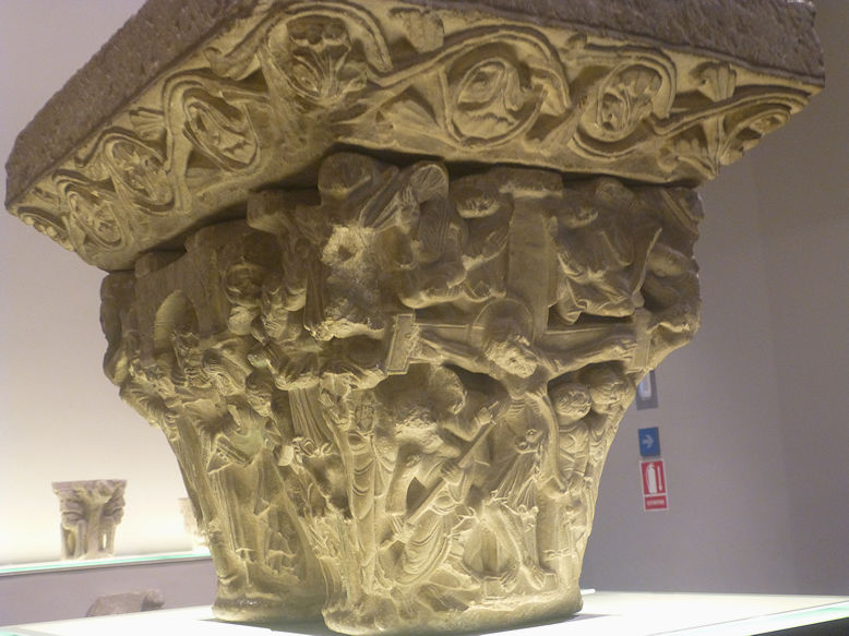 Romanesque capital from the old Cathedral