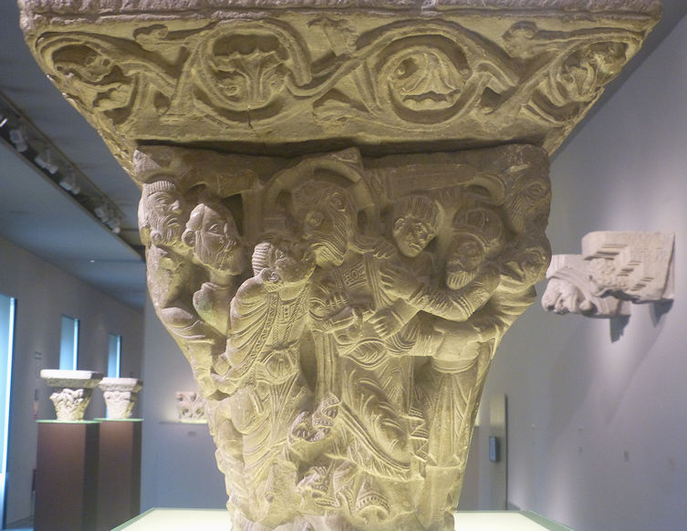 Romanesque capital from the old Cathedral