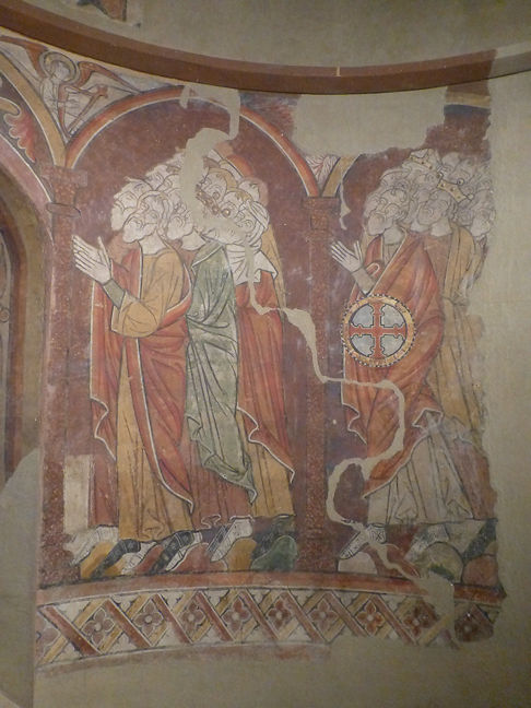 Gothic fresco from Artaiz Church