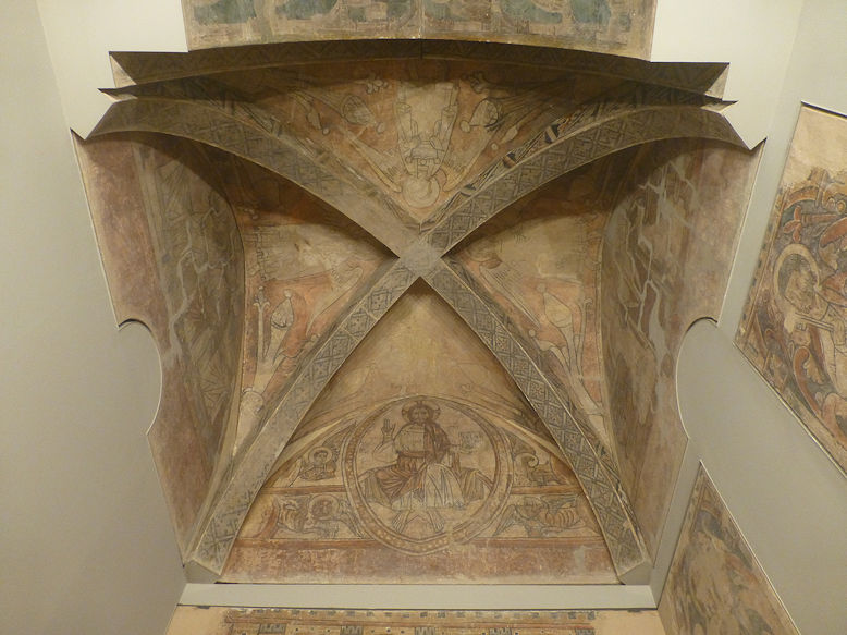 Gothic fresco from Olite Church