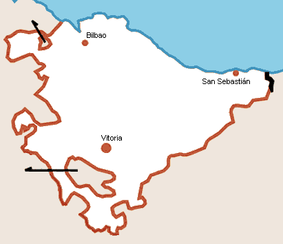 País Vasco Map