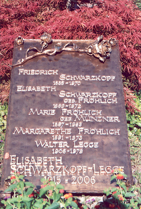 Elisabeth Schwarzkopf & Walter Legge's grave