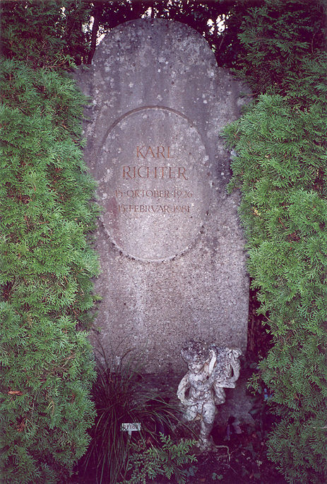 Karl Richter's grave