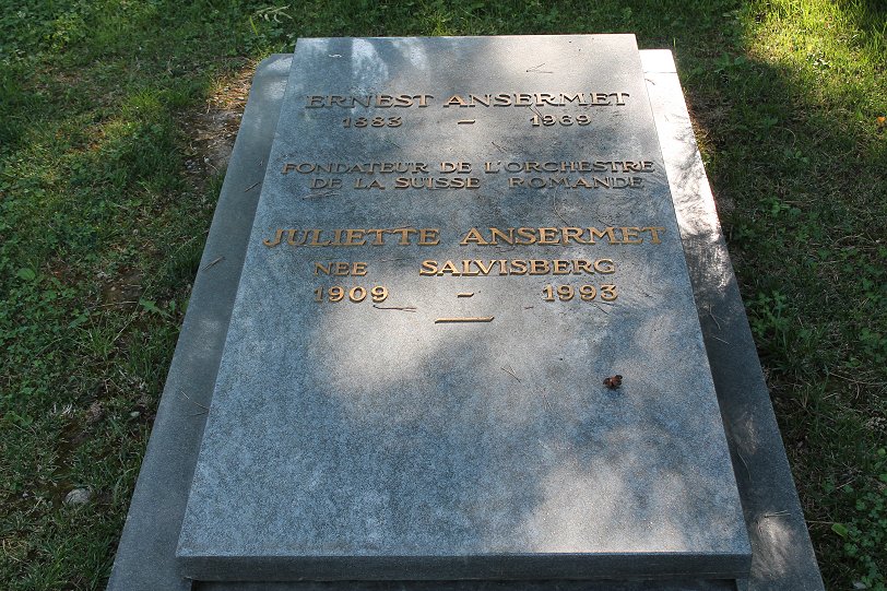 Ernest Ansermet's grave