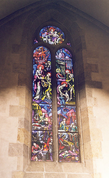 Window in Notre-Dame-du-Glarier