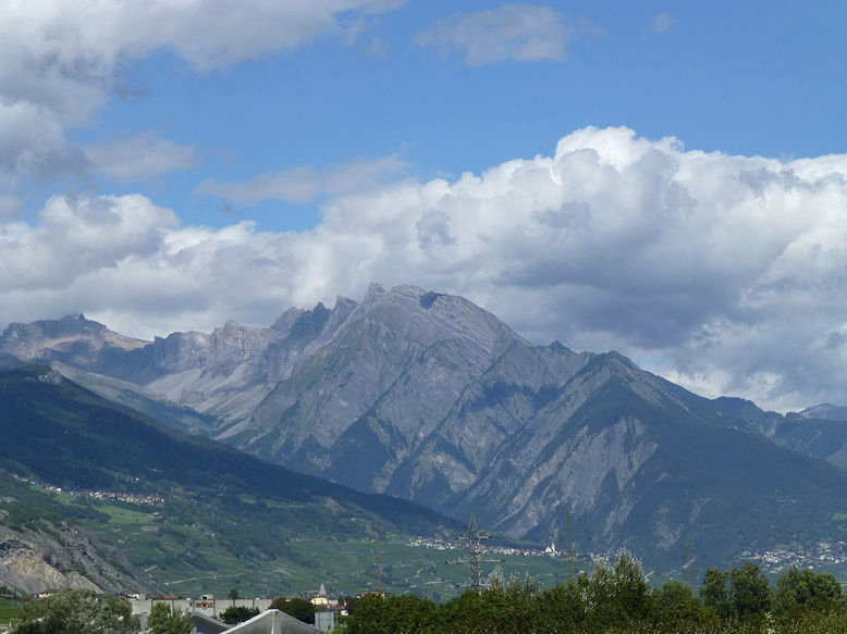 Surrounding mountains