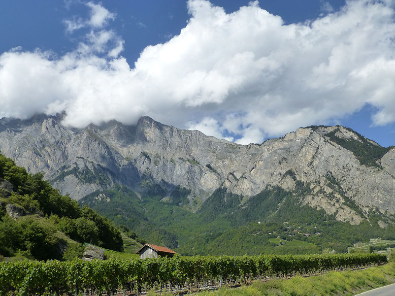 Surrounding mountains
