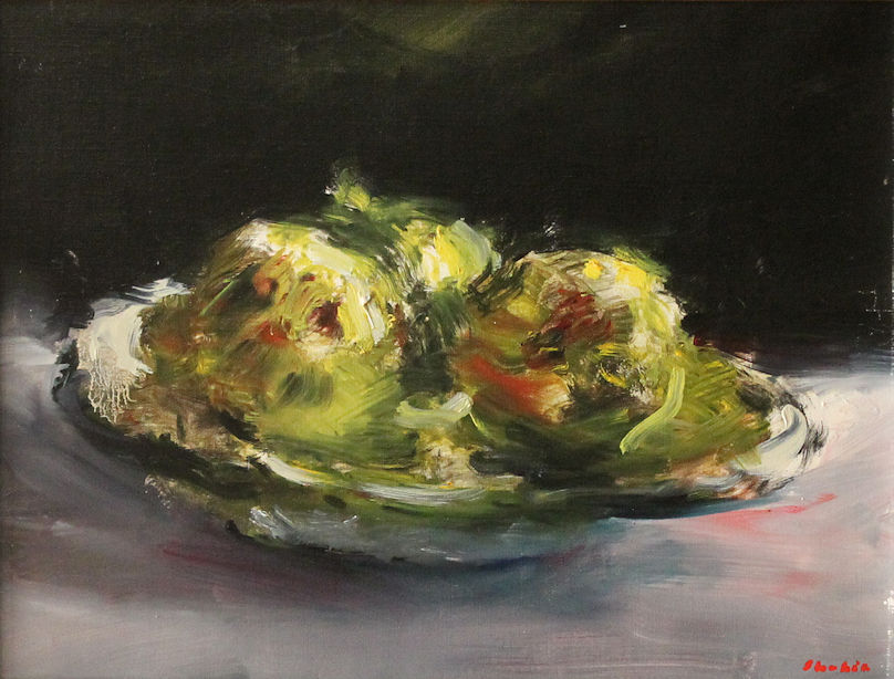 Fruits verts assiette
