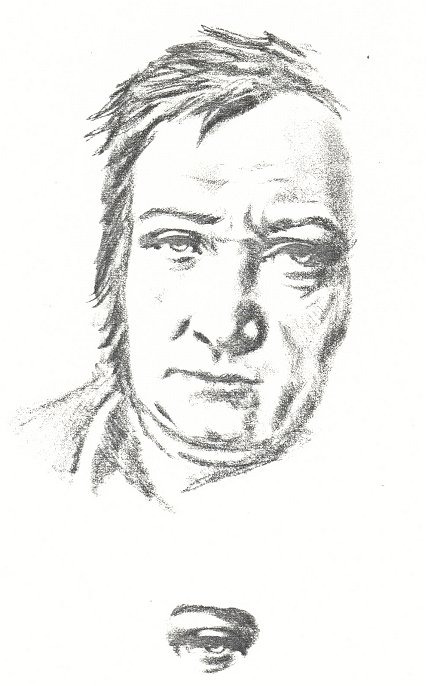 Man's face & eye